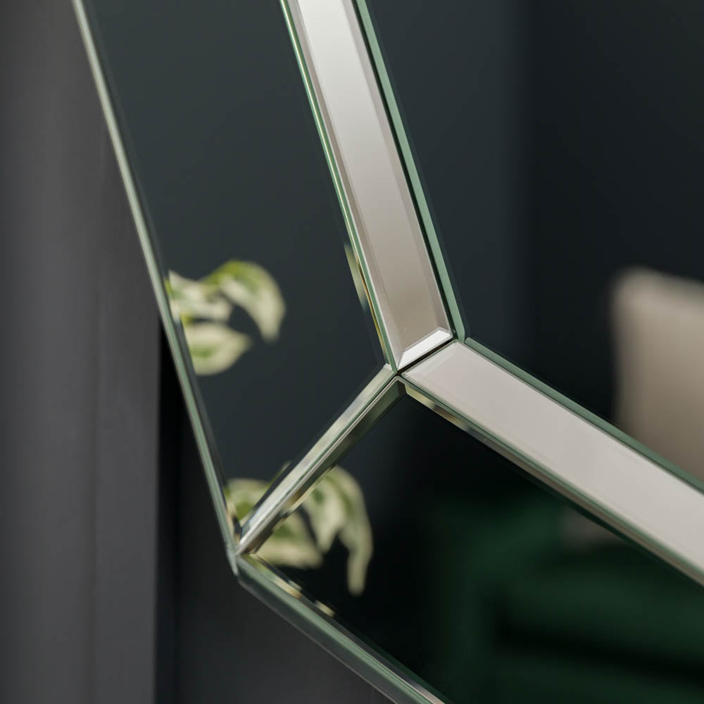 Salzburg Octagon Mirror Silver