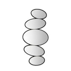 Cooper Pebble Stack Mirror