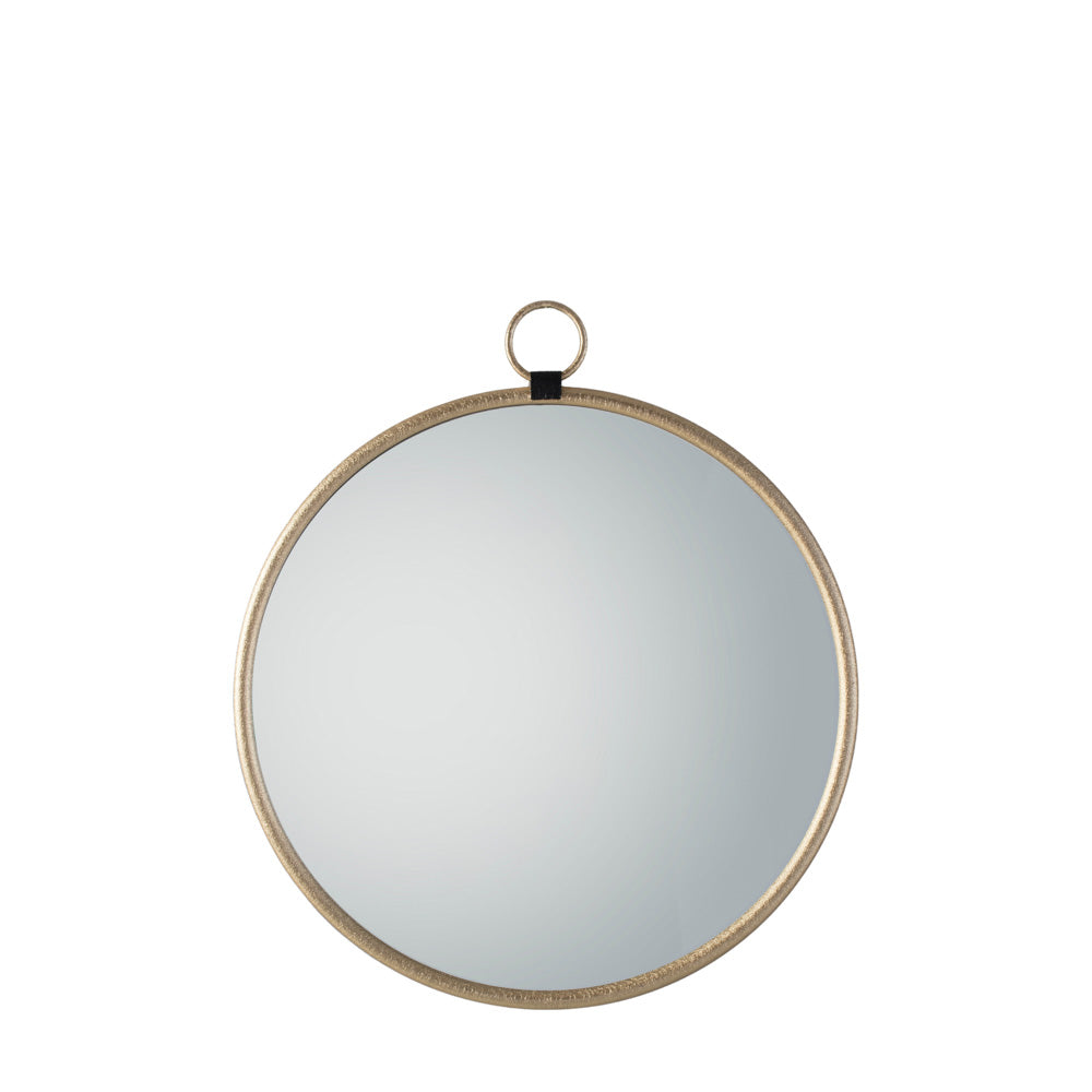 Cloud Gold Round Mirror