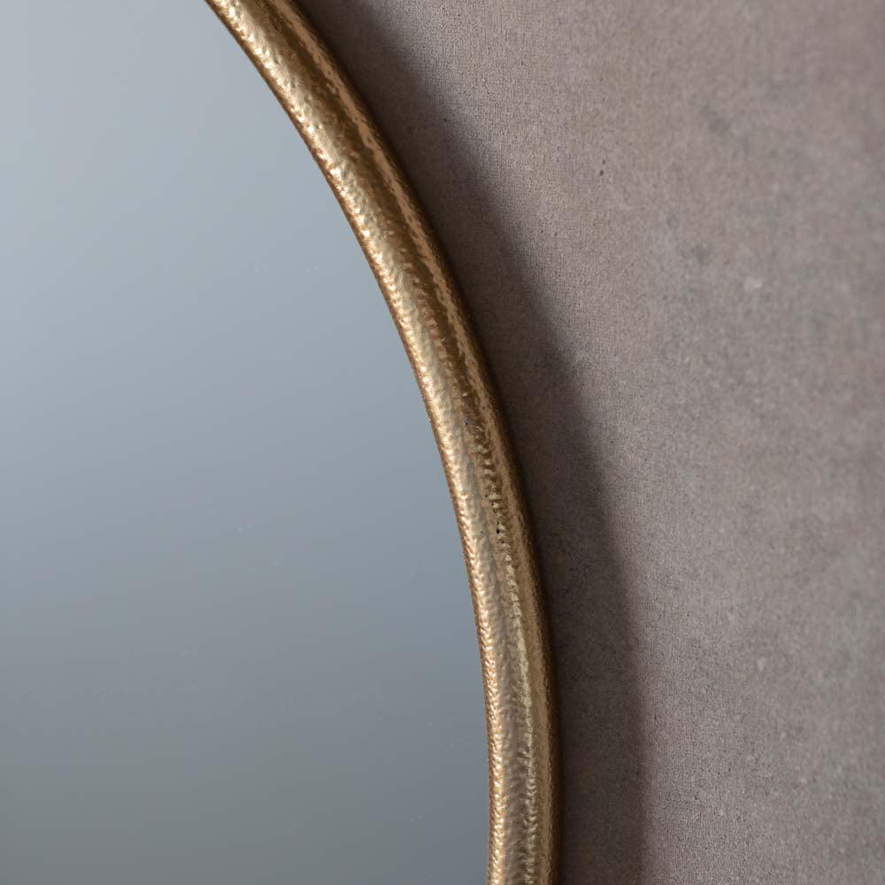 Cloud Gold Round Mirror
