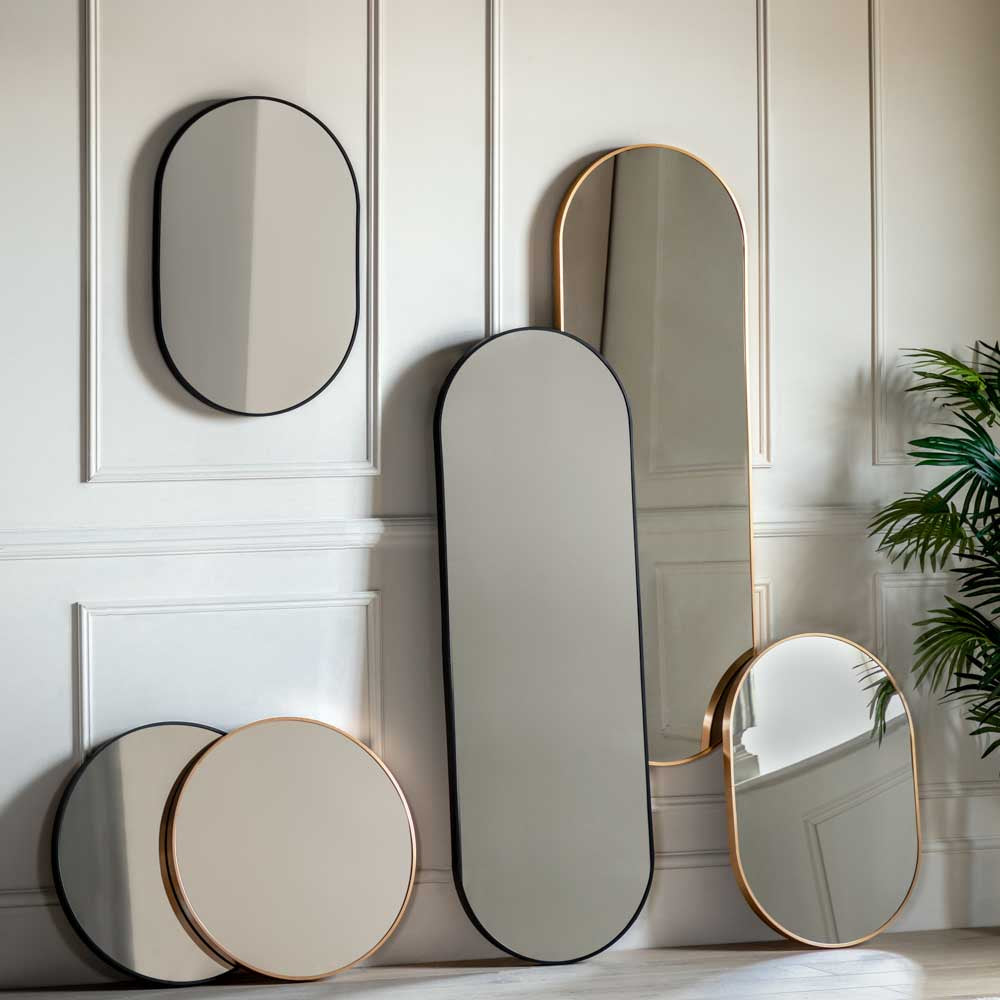 Oakland Mirror Black