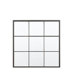 Oaksey Mirror Black Large