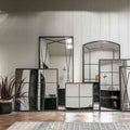 Oaksey Mirror Black Large