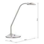 Wellington Task Table Lamp Satin Chrome LED<br>Satin Chrome