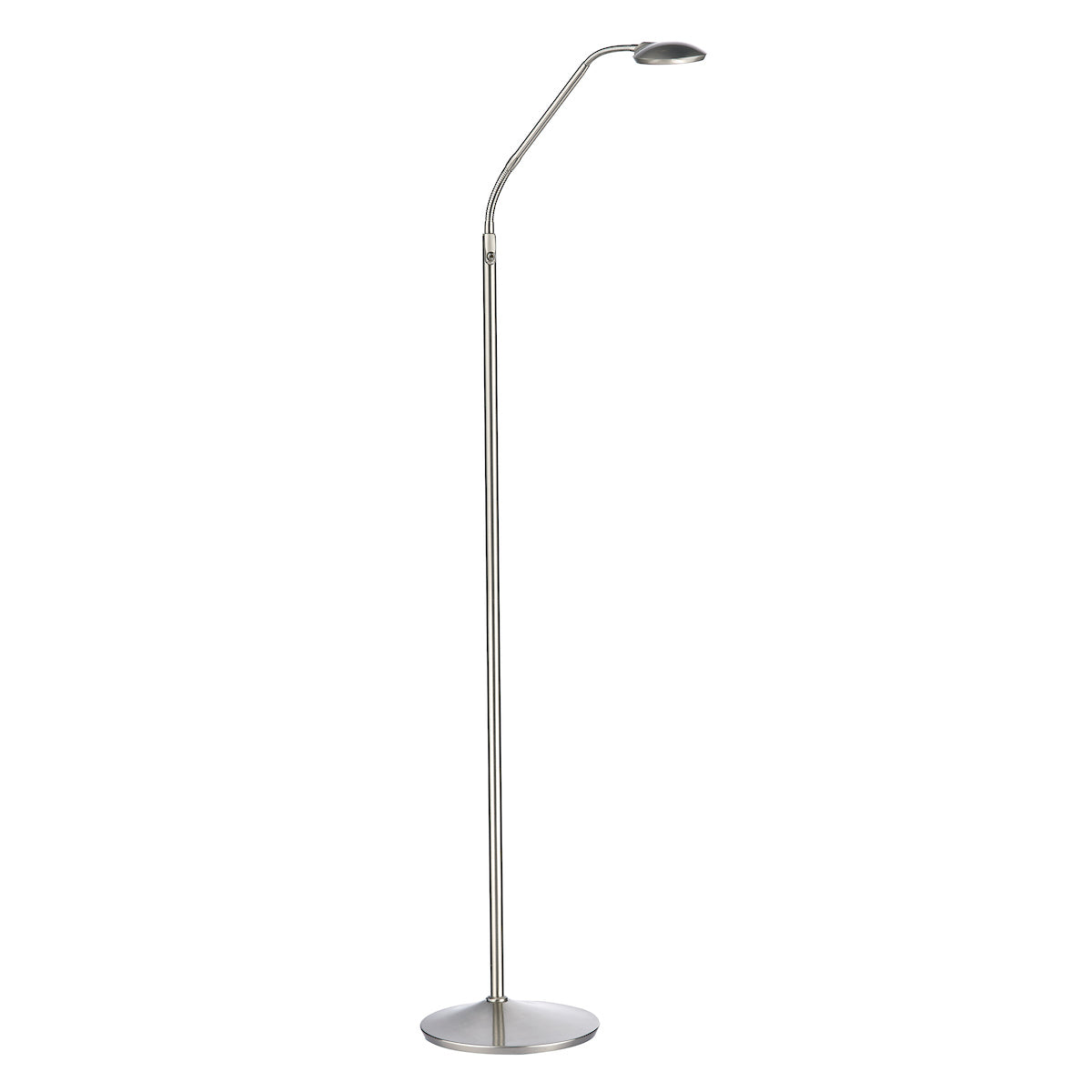 Wellington Task Floor Lamp Satin Chrome LED<br>Satin Chrome
