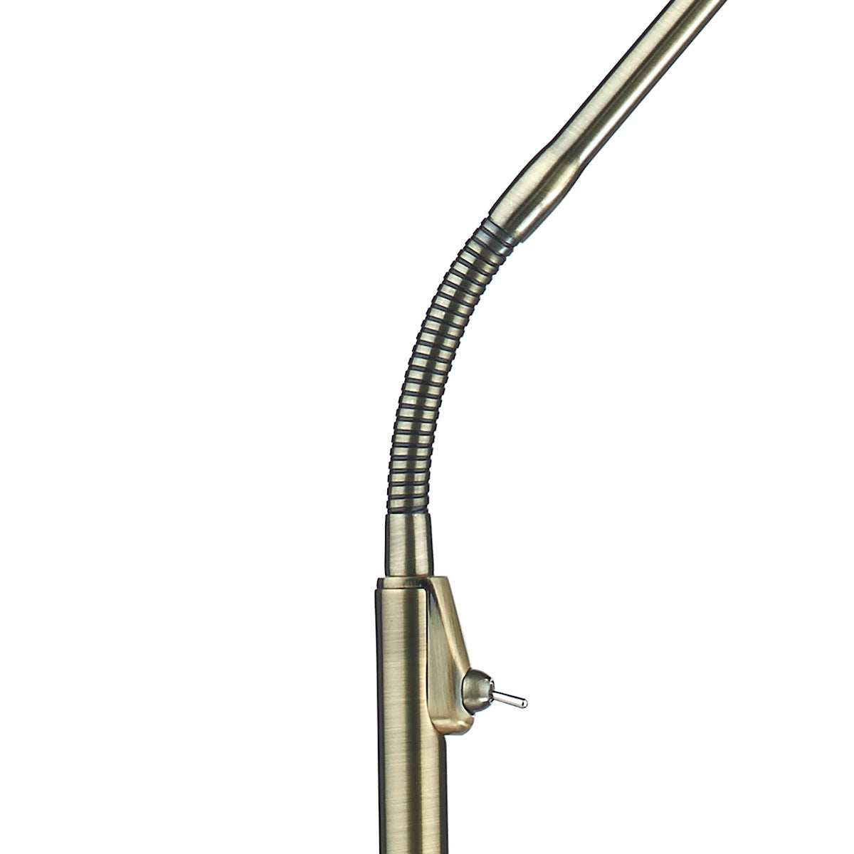 Wellington Task Floor Lamp Antique Brass LED<br>Antique Brass