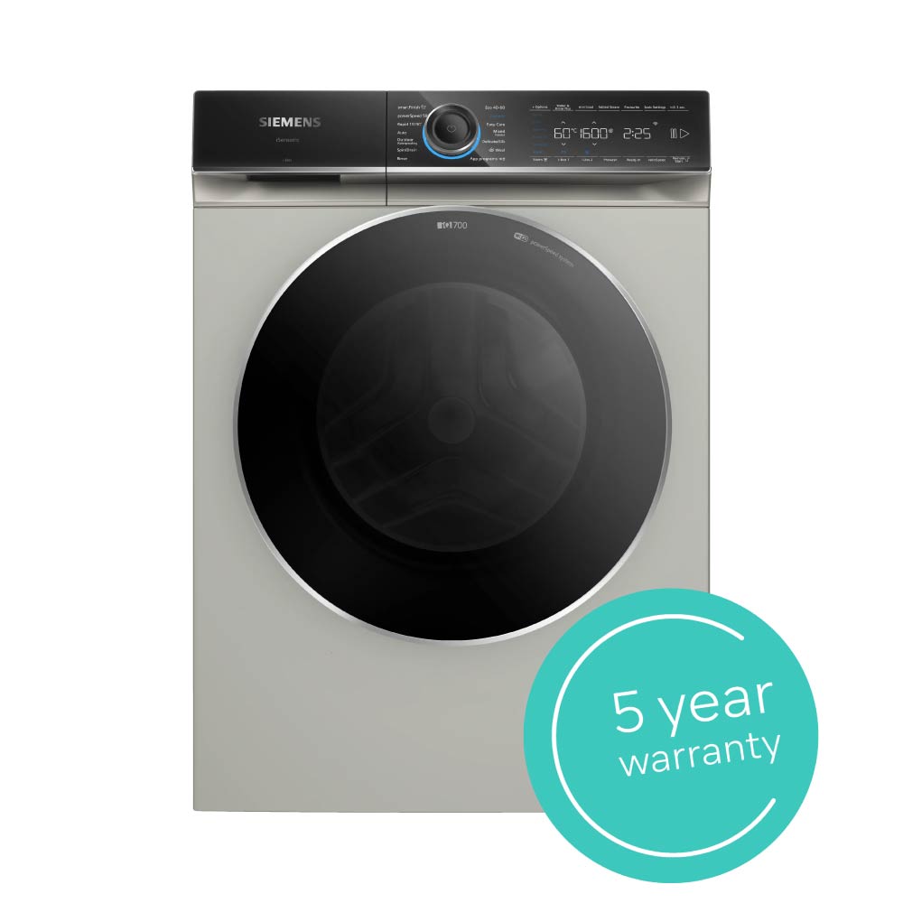 Siemens IQ-700 i-Dos™ WG56B2A3GB 10kg WiFi Connected 1600 rpm Washing Machine - Silver