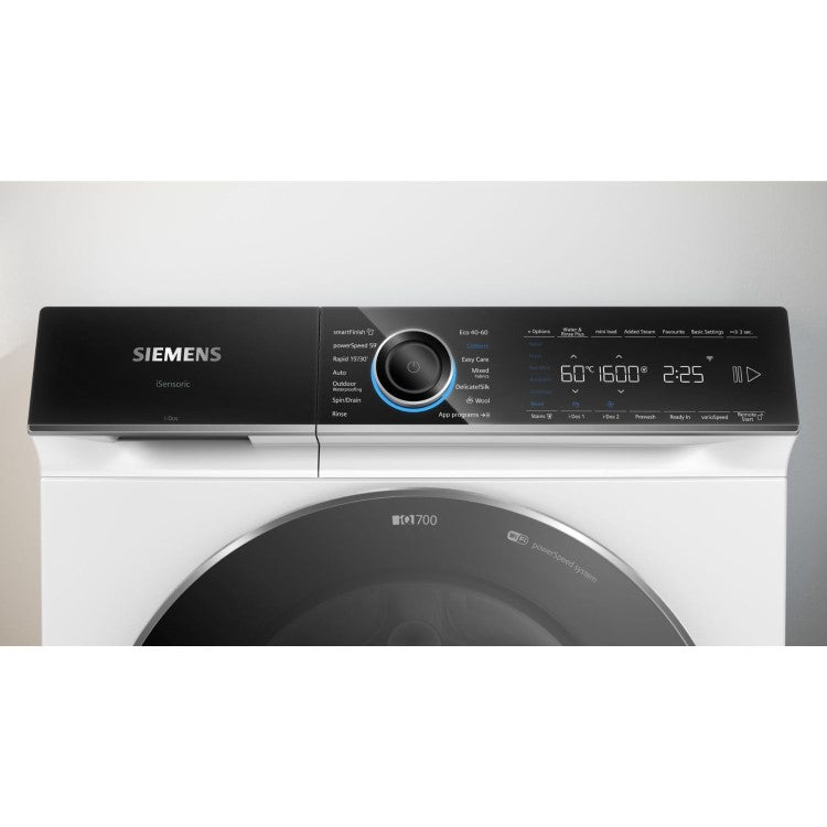Siemens IQ-700 WG66B2A1GB 11kg Washing Machine with IDOS 1600 rpm - White
