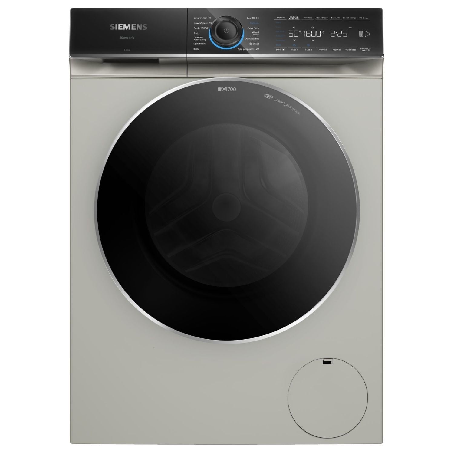 Siemens iQ700 WG66B2AXGB 11kg IDOS Washing Machine with 1600 rpm - Silver