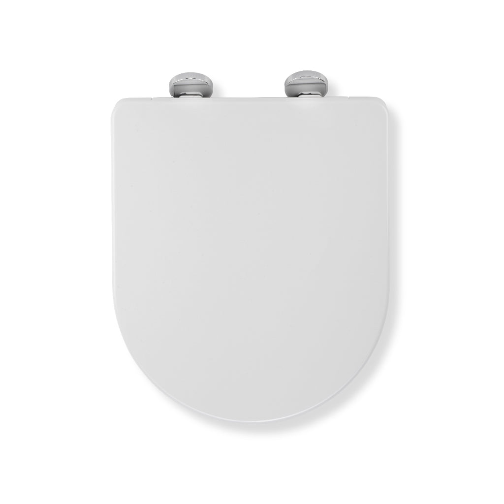Croydex Eyre Soft Close Toilet Seat - White