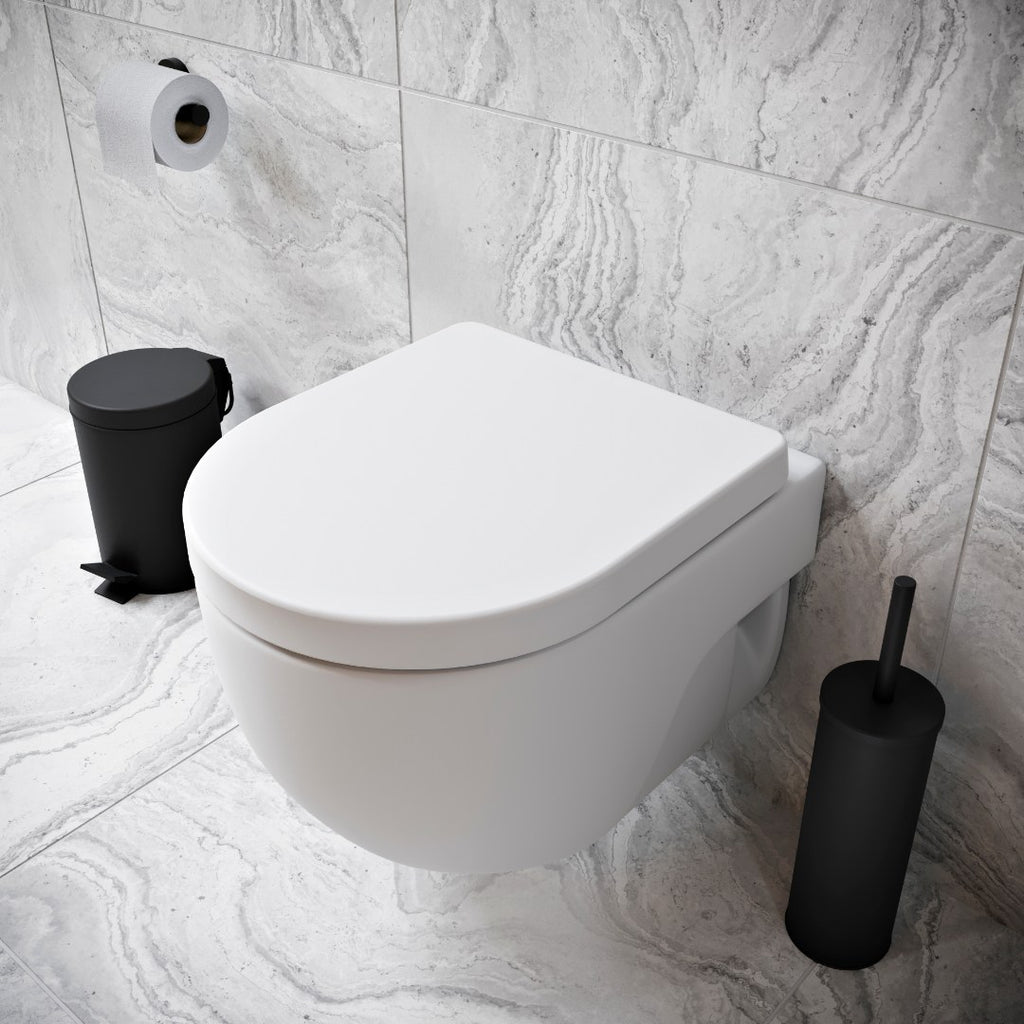 Croydex Eyre Soft Close Toilet Seat - White