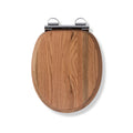 Croydex Rutland Toilet Seat - Solid Oak