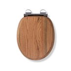Croydex Rutland Toilet Seat - Solid Oak