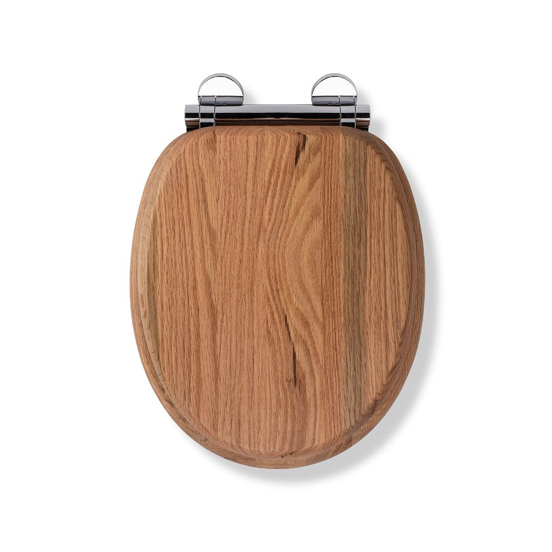 Croydex Rutland Toilet Seat - Solid Oak