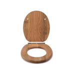 Croydex Rutland Toilet Seat - Solid Oak