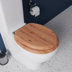 Croydex Rutland Toilet Seat - Solid Oak