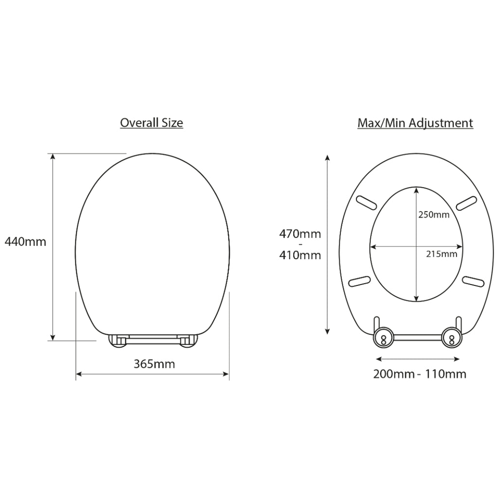 Croydex Rutland Toilet Seat - Solid Oak