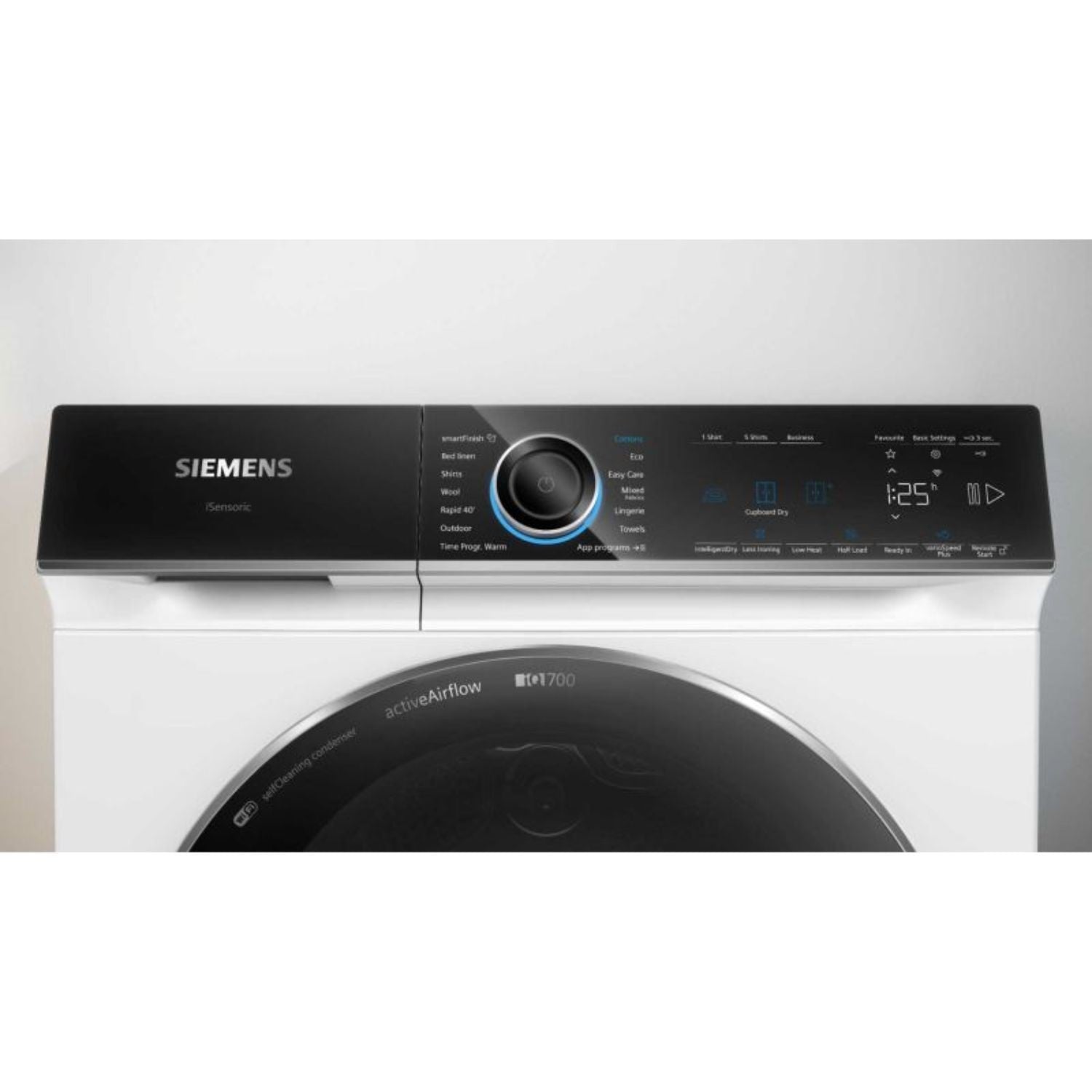 Siemens IQ-700 WR47B2C9GB 9Kg Heat Pump Tumble Dryer - White