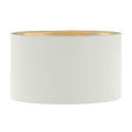 Wyatt Ivory Linen Oval Shade 31cm<br>Ivory