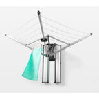 Brabantia WallFix Wall Mounted Dryer 24m Steel (With Protective Storage Box)