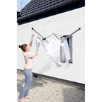 Brabantia WallFix Wall Mounted Dryer 24m Steel (With Protective Storage Box)