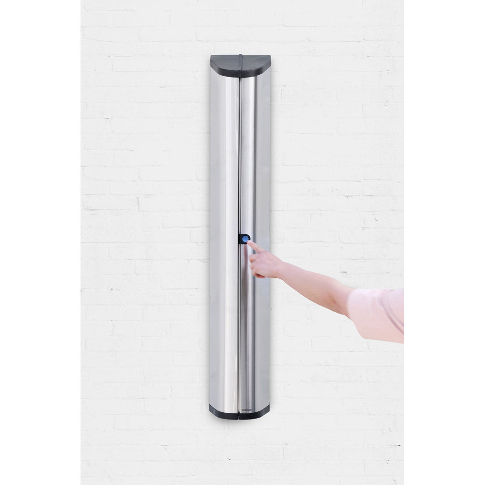 Brabantia WallFix Wall Mounted Dryer 24m Steel (With Protective Storage Box)