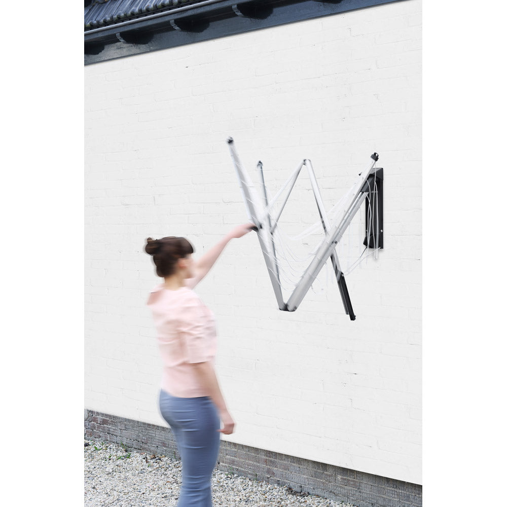 Brabantia WallFix Wall Mounted Dryer 24m Silver