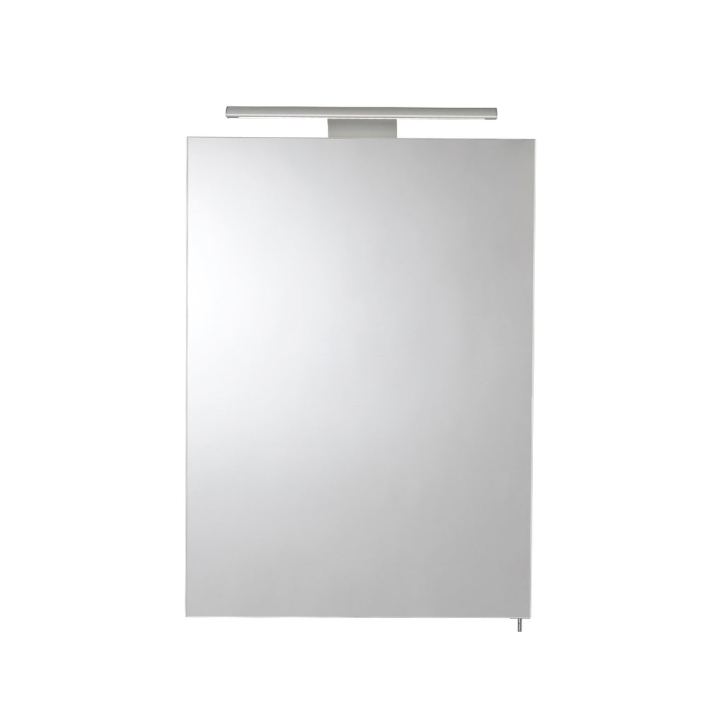 Croydex Midison Single Door Illuminated Mirror Cabinet - Silver