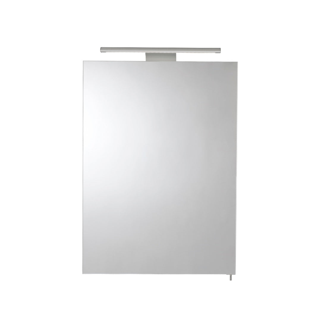 Croydex Midison Single Door Illuminated Mirror Cabinet - Silver