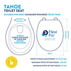 Croydex Tahoe Toilet Seat - White