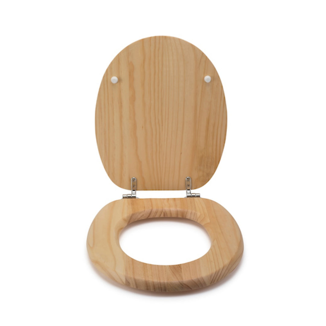 Croydex Davos Blonded Effect Toilet Seat - Pine