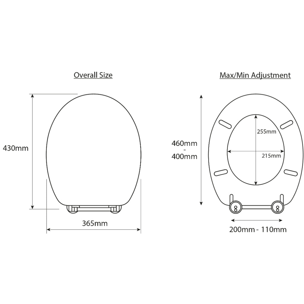 Croydex Davos Blonded Effect Toilet Seat - Pine
