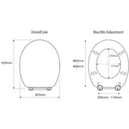 Croydex Davos Blonded Effect Toilet Seat - Pine