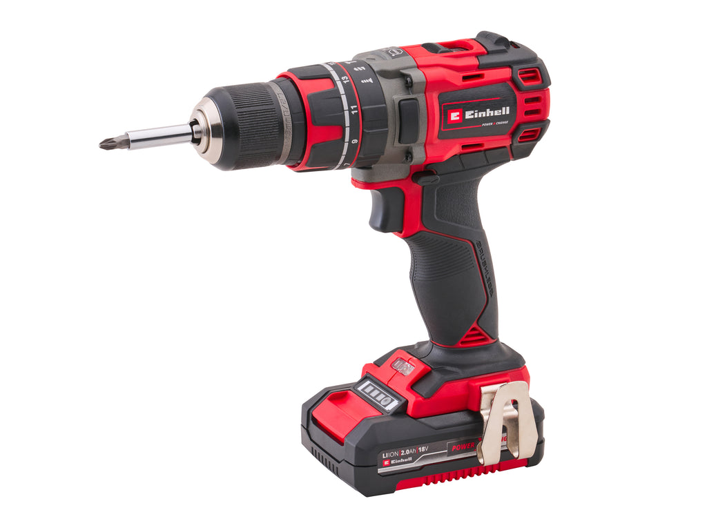 Einhell 18V Combi Drill with 2 x 2Ah Li-Ion Batteries