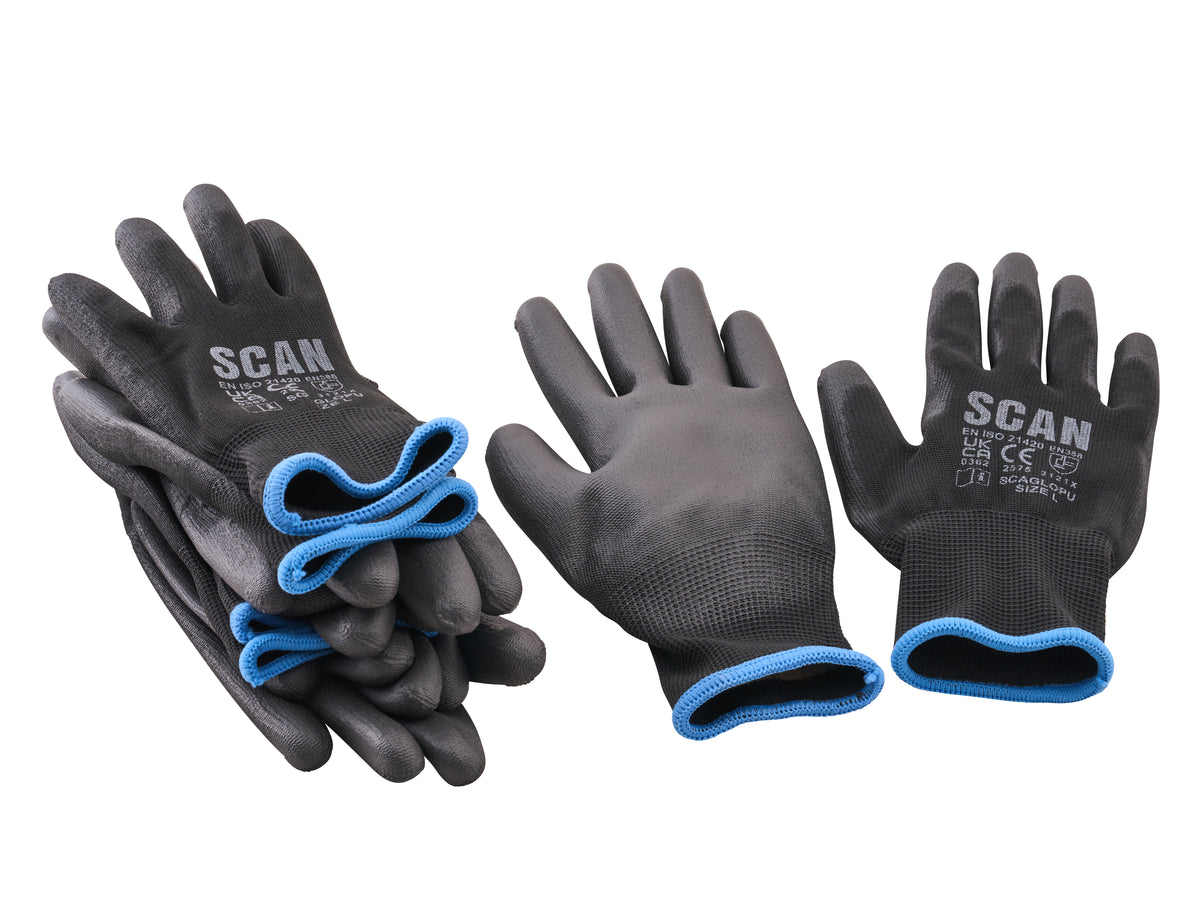 Scan PU Gloves (5 Pairs)