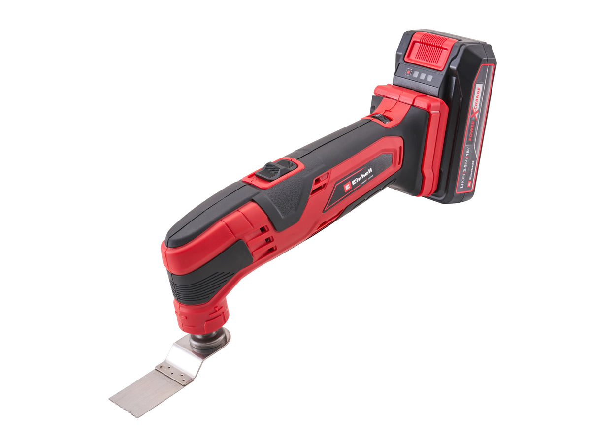 Einhell 18V Multi-Tool Kit with a 2.5Ah Li-ion Battery