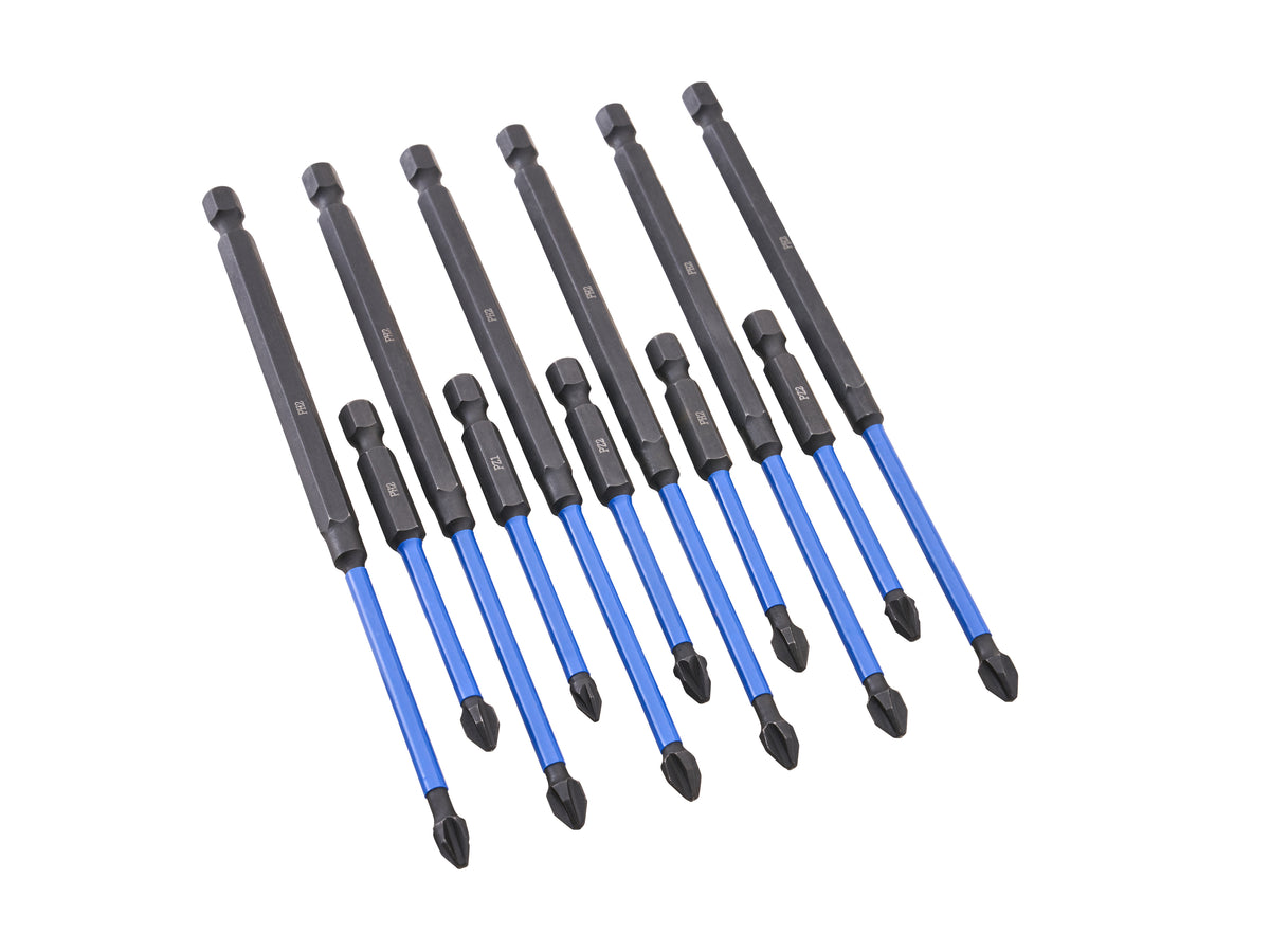 Faithfull 12 Piece Impact Screwdriver Bit Set