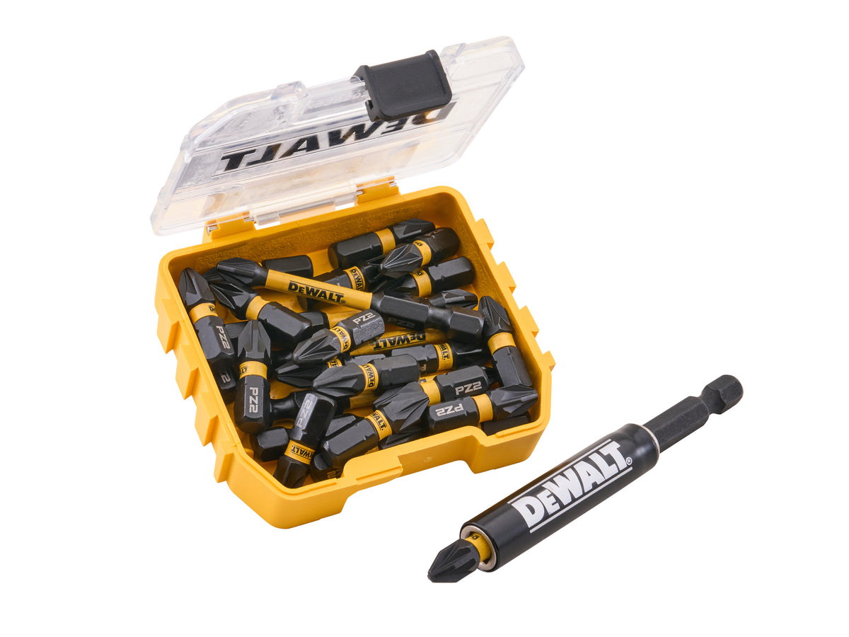 DeWALT PZ2 Screwdriver Bit Pack & Bit Holder