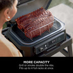Ninja XSKOGXLRBRKEU Woodfire XL Electric BBQ Rib Rack - Silver