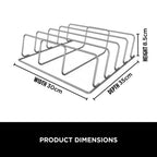 Ninja XSKOGXLRBRKEU Woodfire XL Electric BBQ Rib Rack - Silver