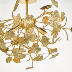 Yadira 4 Light Semi Flush Gold Leaf<br>Gold Leaf