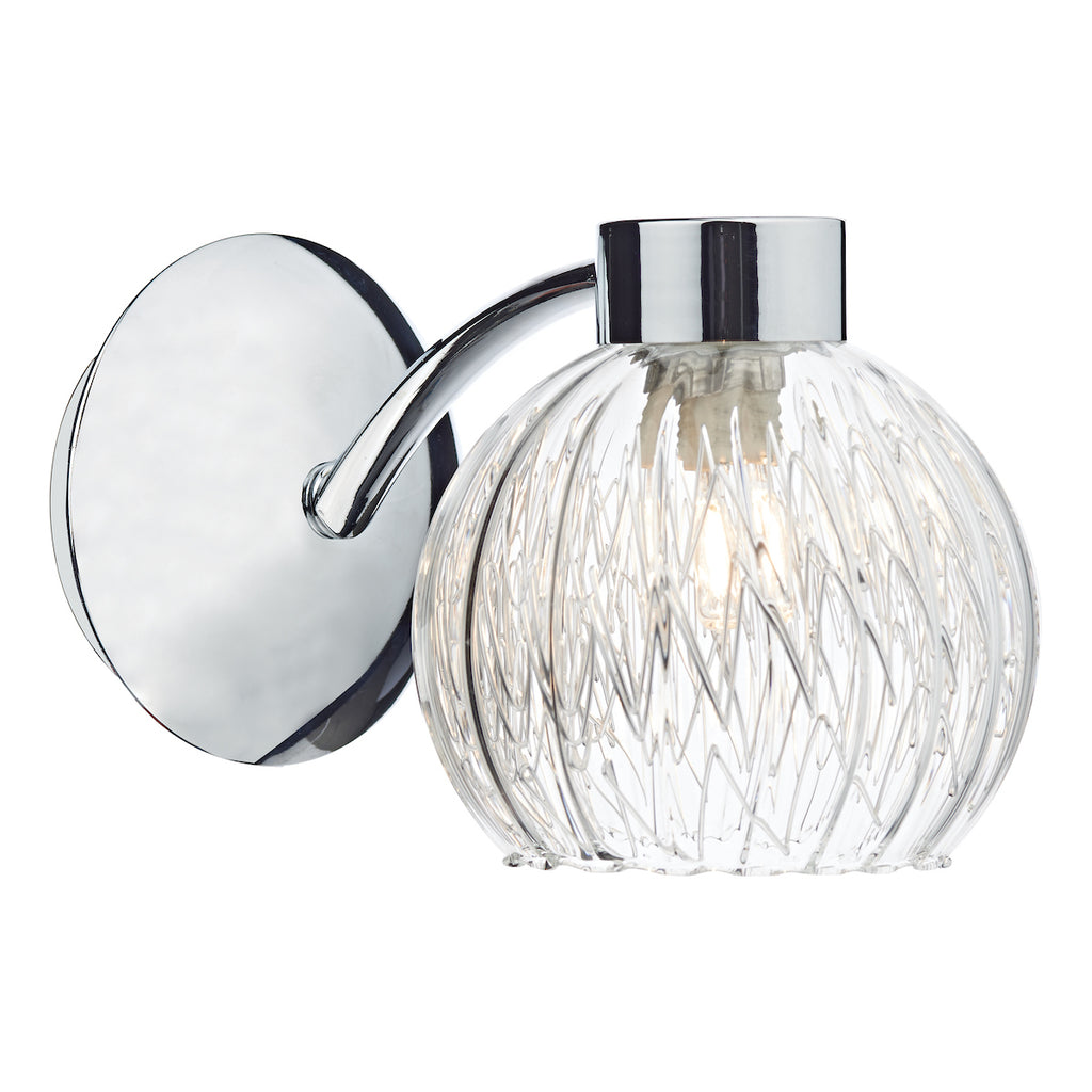 Yasmin Single Wall Bracket Polished Chrome<br>Polished Chrome