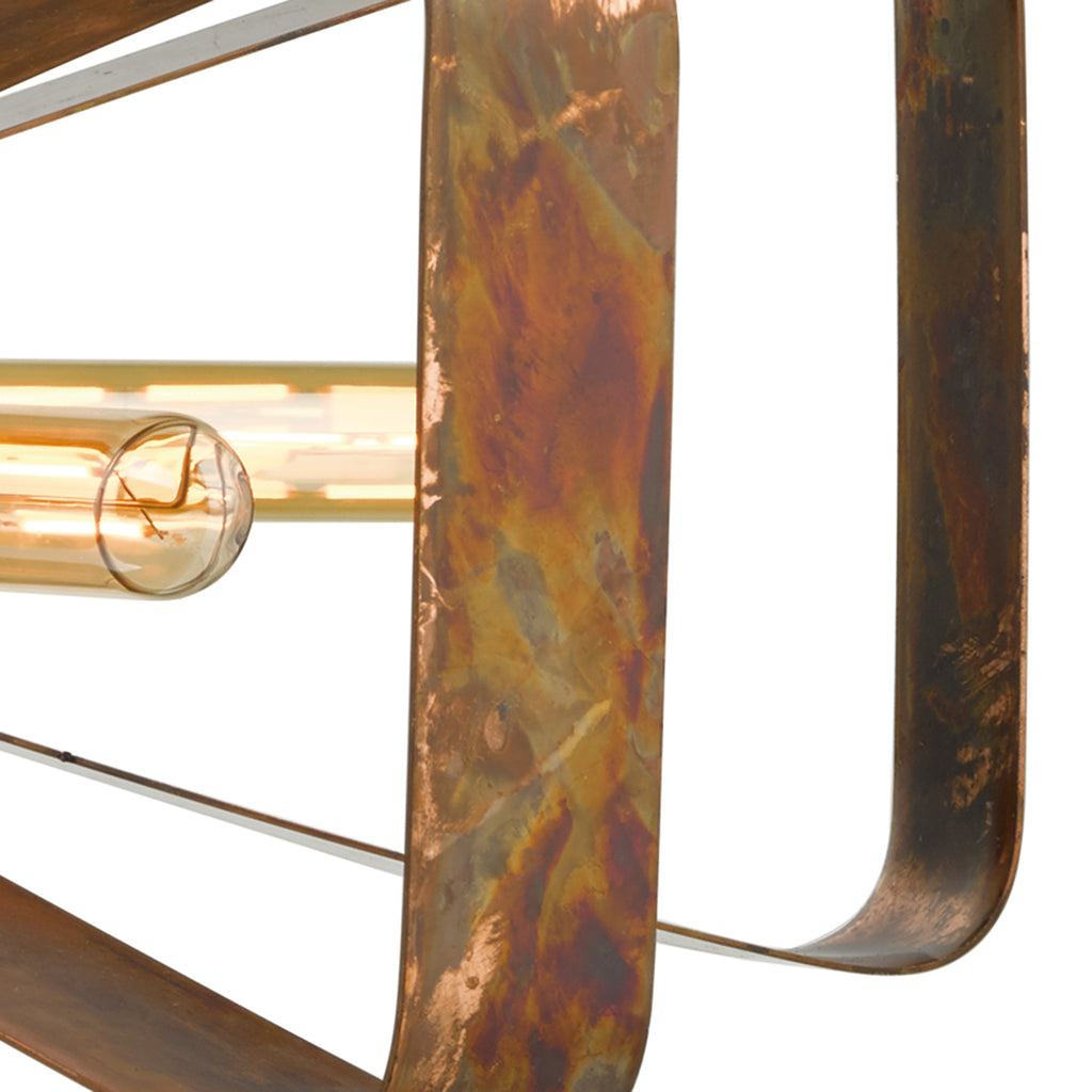 Yavanna Industrial 5 Light Pendant Oiled Copper<br>Mottled Copper