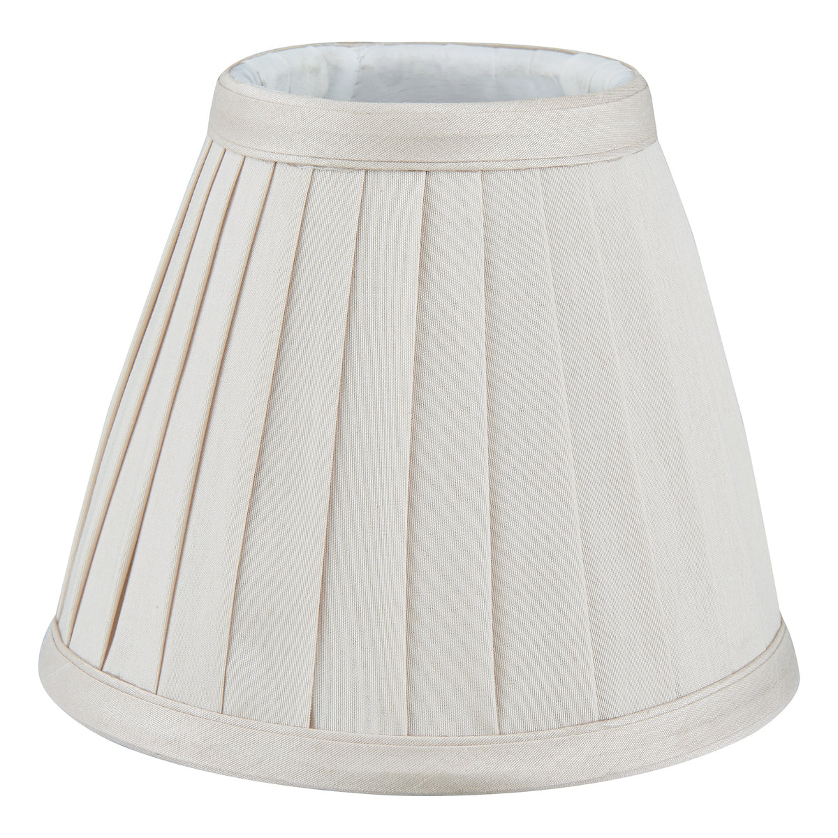 Yovanna Ivory Faux Silk Pleated Shade 15cm<br>Ivory