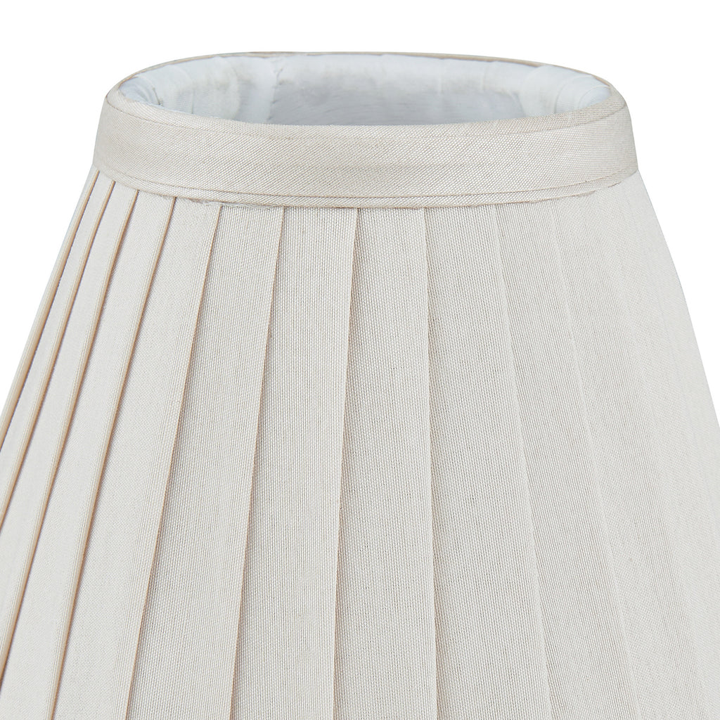 Yovanna Ivory Faux Silk Pleated Shade 15cm<br>Ivory