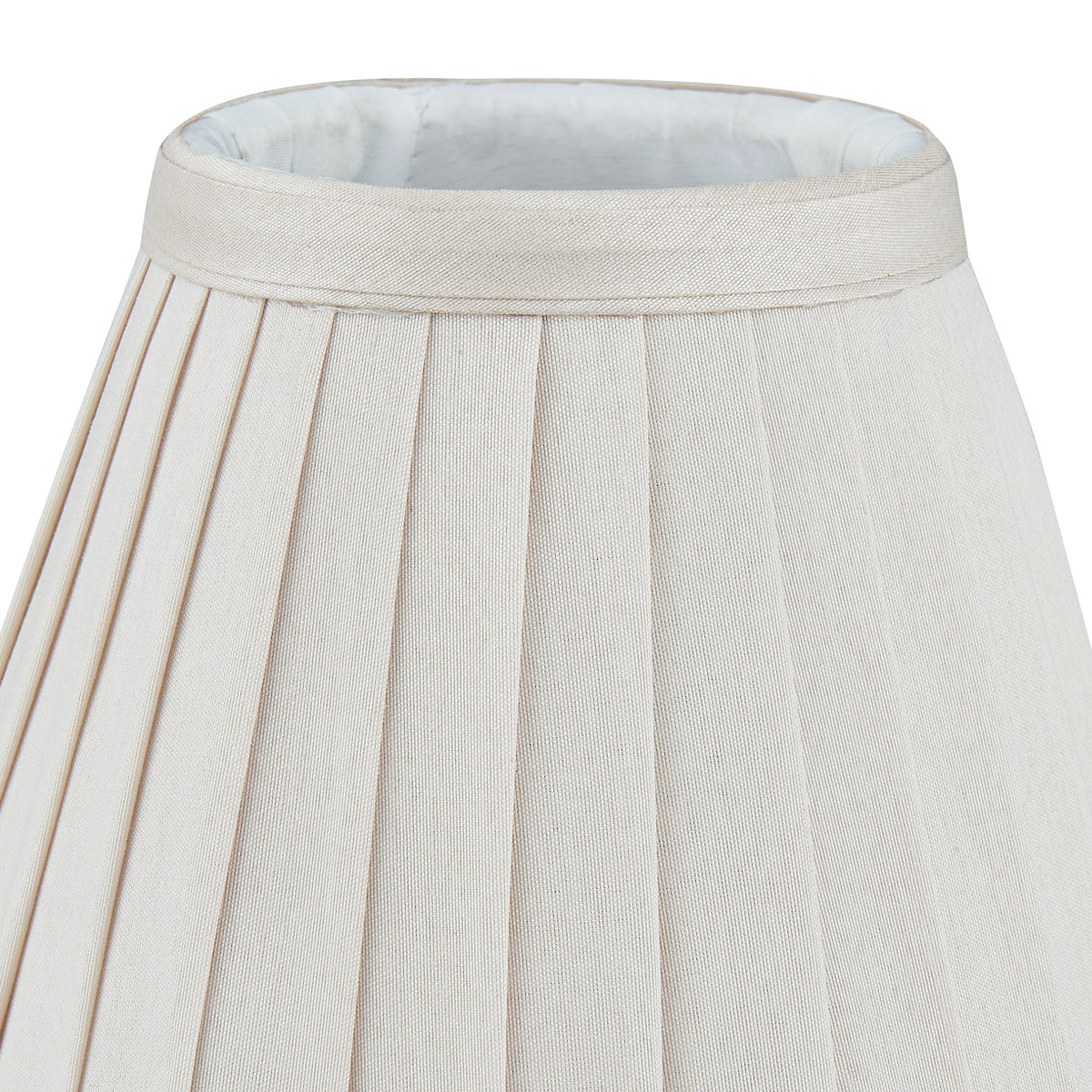 Yovanna Ivory Faux Silk Pleated Shade 15cm<br>Ivory