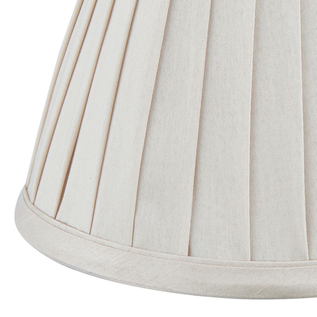 Yovanna Ivory Faux Silk Pleated Shade 15cm<br>Ivory