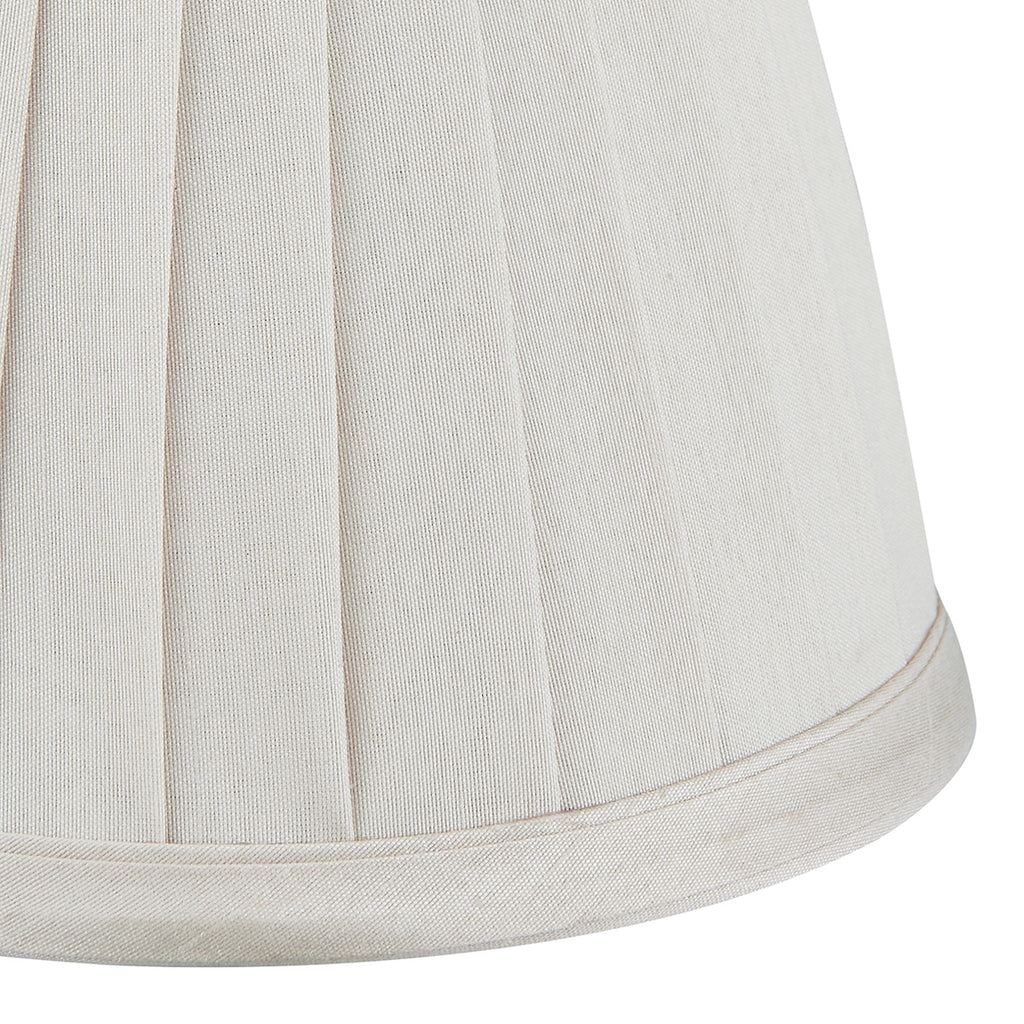 Yovanna Ivory Faux Silk Pleated Shade 15cm<br>Ivory