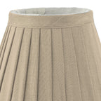 Yovanna Taupe Faux Silk Pleated Shade 15cm<br>Taupe