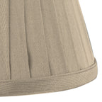 Yovanna Taupe Faux Silk Pleated Shade 15cm<br>Taupe
